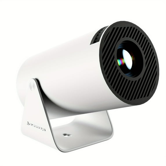 Olymmons HY300 Pro Mini Compact Projector | Native 1080P, 4K Decoding, WiFi 6, Bluetooth 5.0 | Built-in Android 11.0 | Home Theater Projector