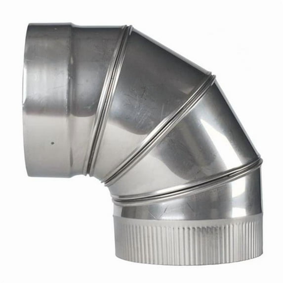 Olympia 3601350 6 in. Rhino Rigid 304L Stainless Steel 15 deg Fixed Elbow