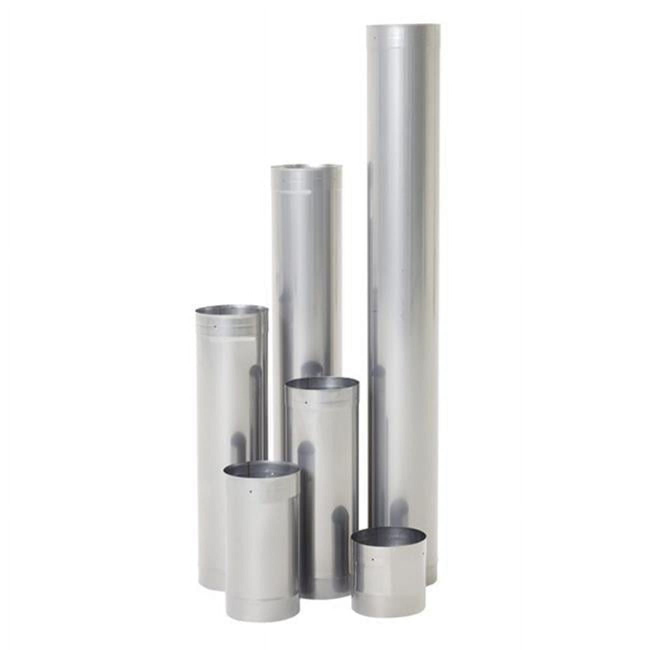 Olympia 3601385 4 x 12 in. Rhino Rigid Stainless Steel 304L Chimney Liner