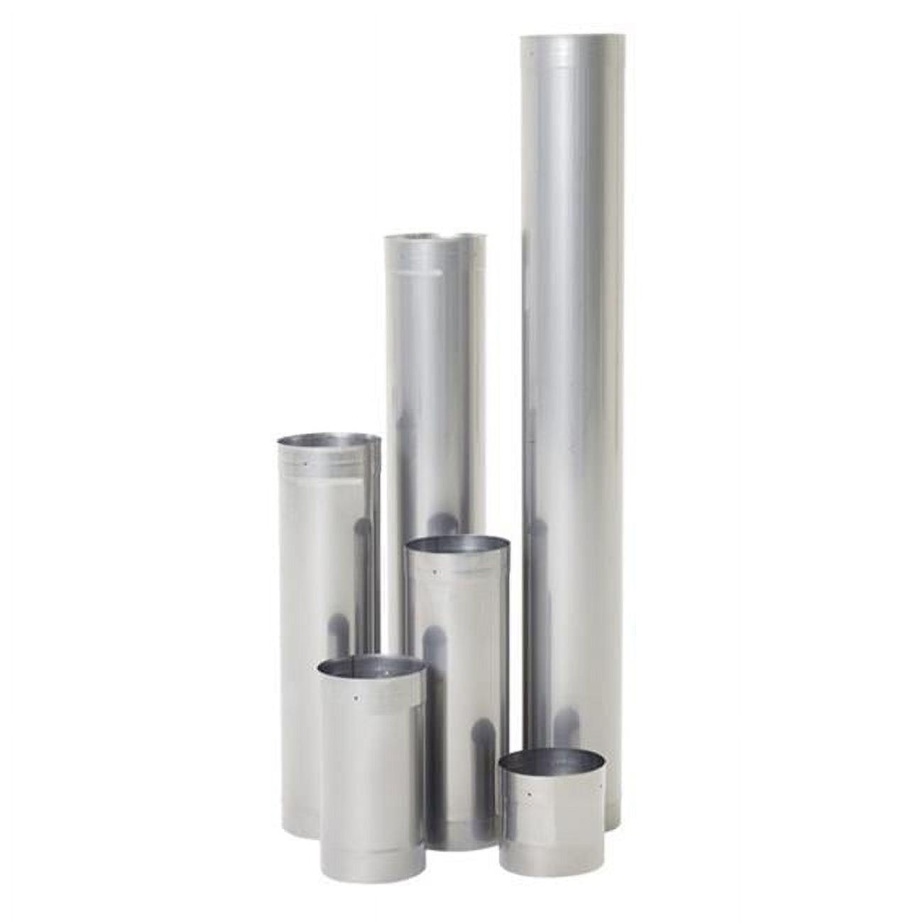 Olympia 3601426 4 x 48 in. Rhino Rigid Stainless Steel 316L Chimney Liner