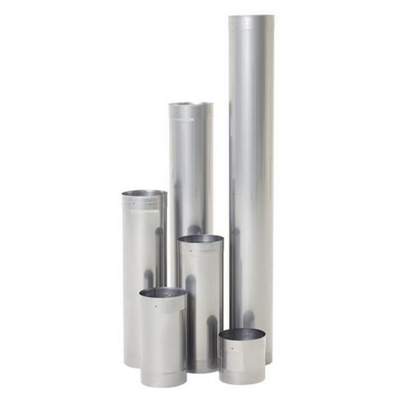 Olympia 3601523 12 x 48 in. Rhino Rigid Stainless Steel 316L Chimney Liner