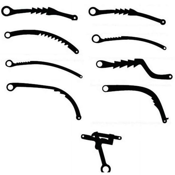 Olympia 3602915 Vestal Damper Handle with Boomerang Shaped