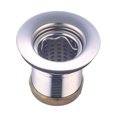 thumbnail image 1 of Olympia Faucets Stainless Steel Jr. Duo Basket Strainer for 2 inch Opening in Chrome - ACS-300900, 1 of 1