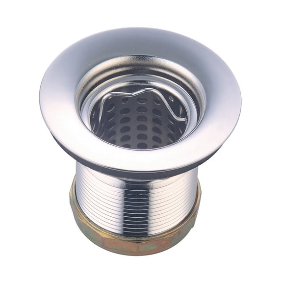 Olympia Faucets Stainless Steel Jr. Duo Basket Strainer for 2 inch Opening in Chrome - ACS-300900