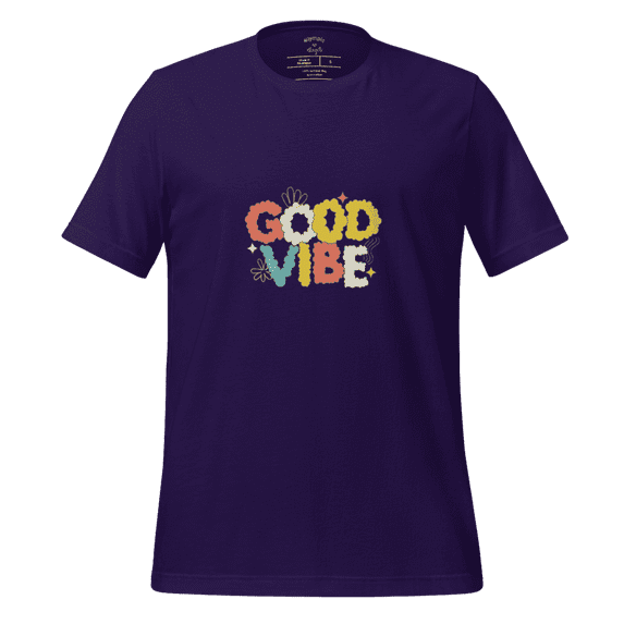 Olympia Angel - Good Vibes T-Shirt (Team Purple, S)