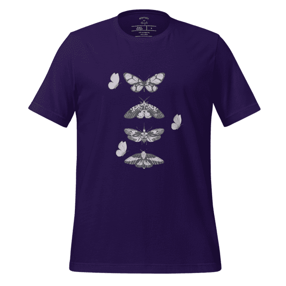 Olympia Angel - Unisex t-shirt -Butterflies (Team Purple, L)