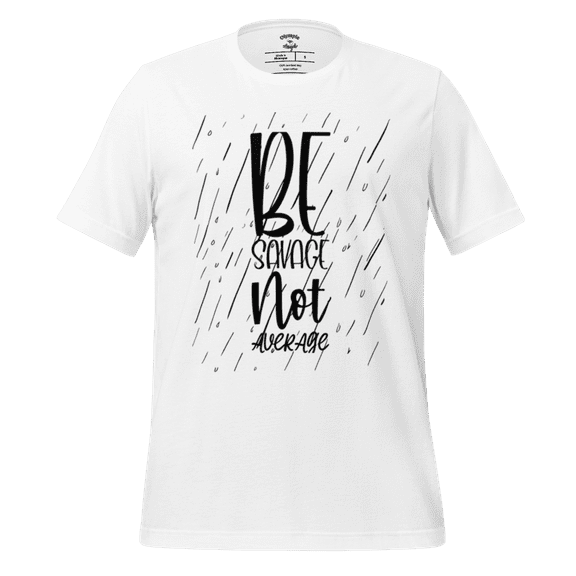 Olympia Angel - Unisex t-shirt - Savage Not Average (White, 2XL)