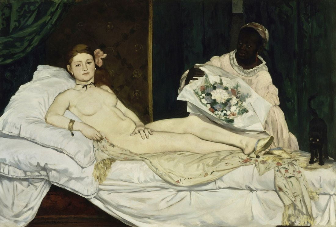 Olympia Canvas Art - Edouard Manet (18 x 24)