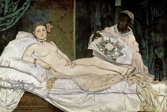 Olympia Canvas Art - Edouard Manet (20 x 28)