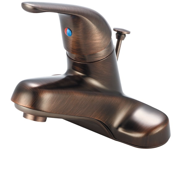 Olympia Faucets L-6160-ORB Elite 1.2 GPM Centerset Bathroom Faucet - Bronze