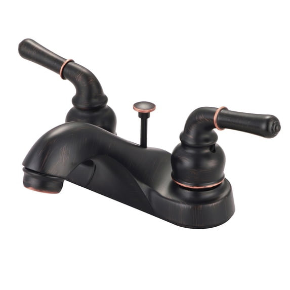 Olympia Faucets L-7242-MZ Accent 1.2 GPM Centerset Bathroom Faucet - Bronze