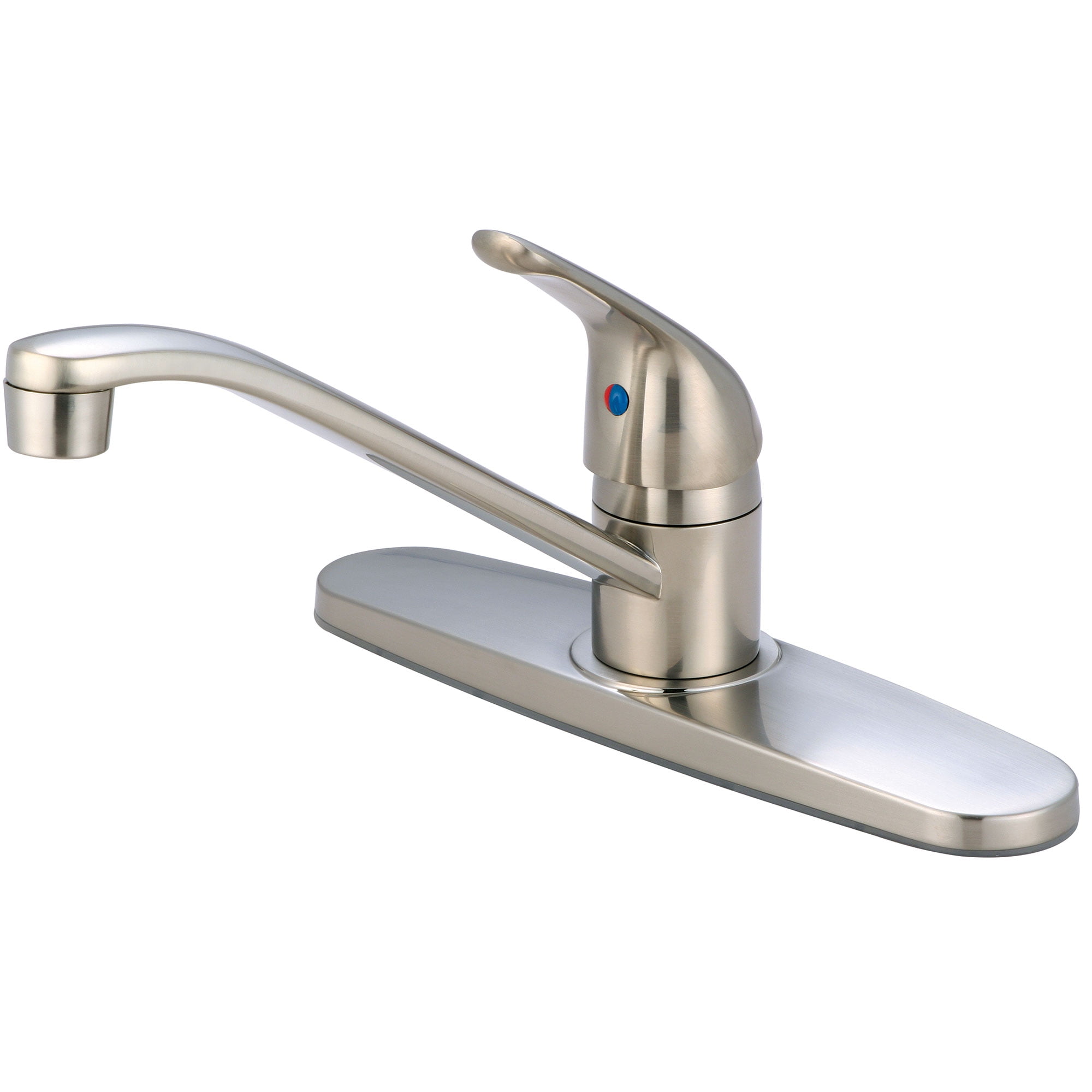 Olympia Faucets K-4160-BN Elite 1.5 GPM Widespread Kitchen Faucet - Nickel