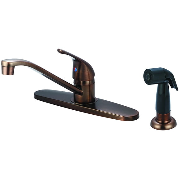 Olympia Faucets K-4161-ORB Elite 1.5 GPM Bridge Kitchen Faucet - Bronze