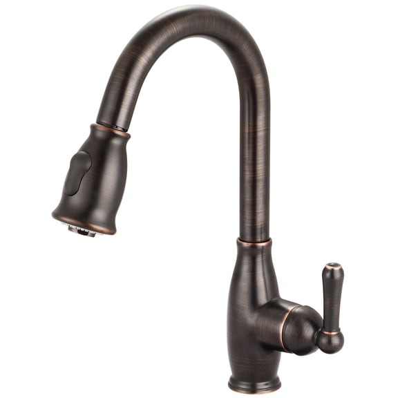 Olympia Faucets K-5040-MZ Accent 1.5 GPM Single Hole Kitchen Faucet - Bronze
