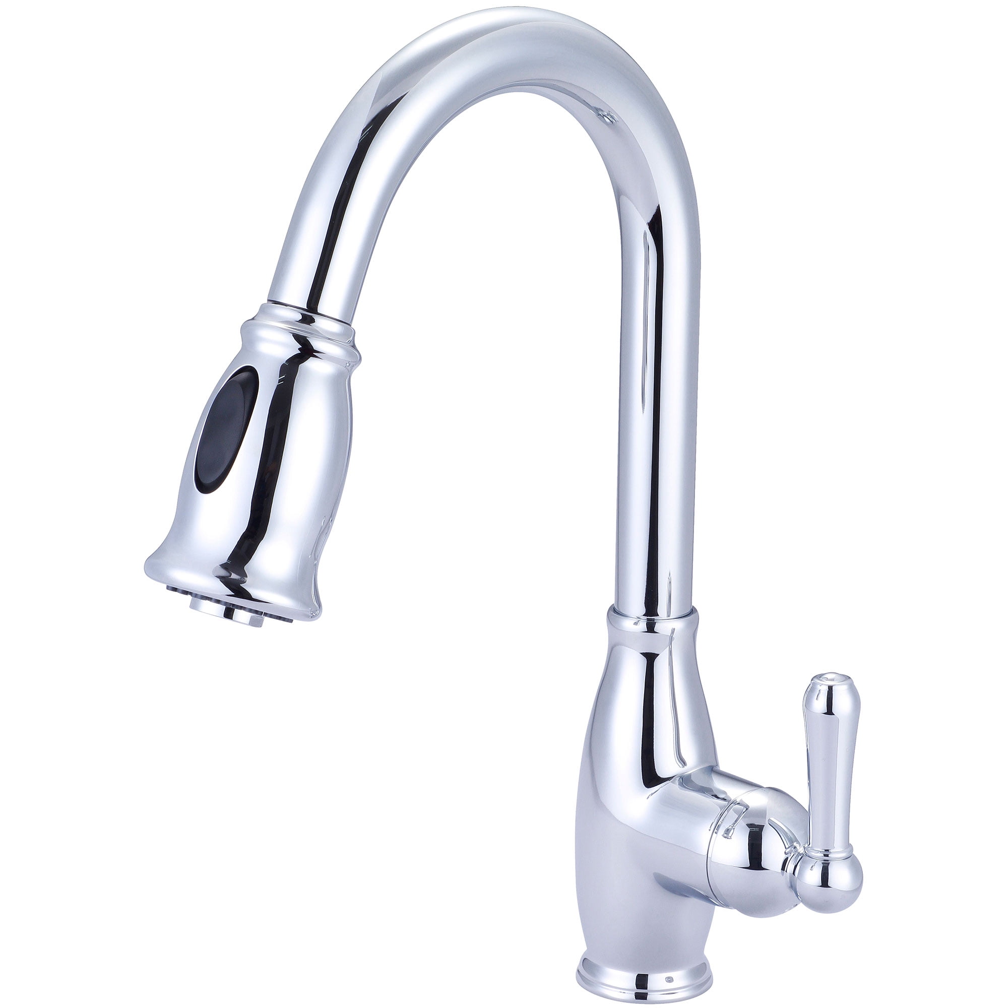 Chrome Pull Down Kitchen Faucet with Pull-out Spray