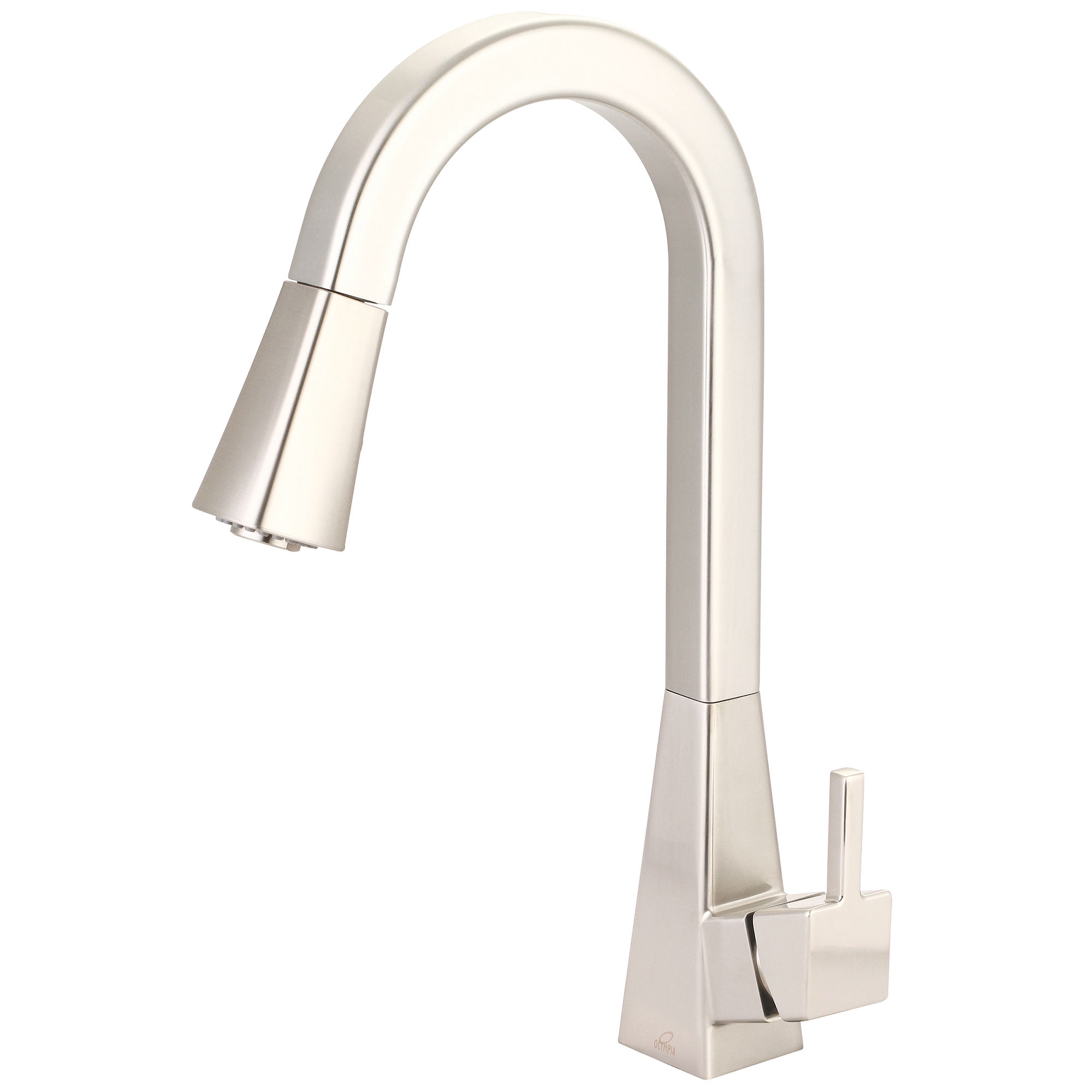 Olympia Faucets K-5060-BN I3 1.5 GPM Single Hole Kitchen Faucet - Nickel