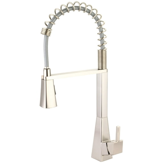 Olympia Faucets K-5070 I3 1.5 GPM Single Hole Pre-Rinse Kitchen Faucet - Nickel