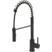 Olympia Faucets K-5090 I2v 1.5 GPM Single Hole Pre-Rinse Kitchen Faucet - Black