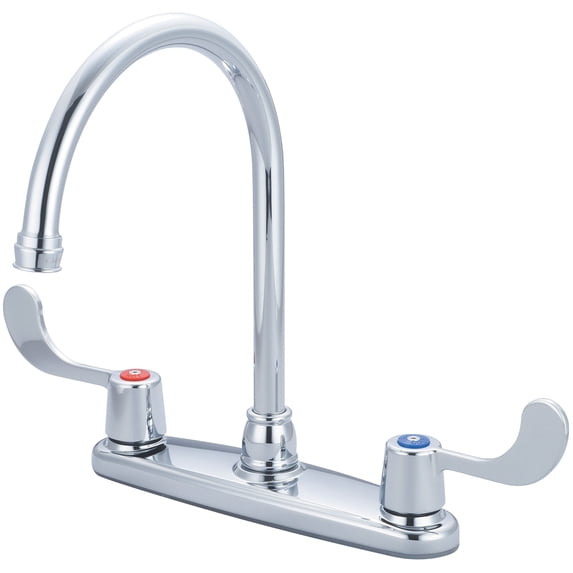 Olympia Faucets K-5350 Accent 1.5 GPM Widespread Kitchen Faucet - Chrome