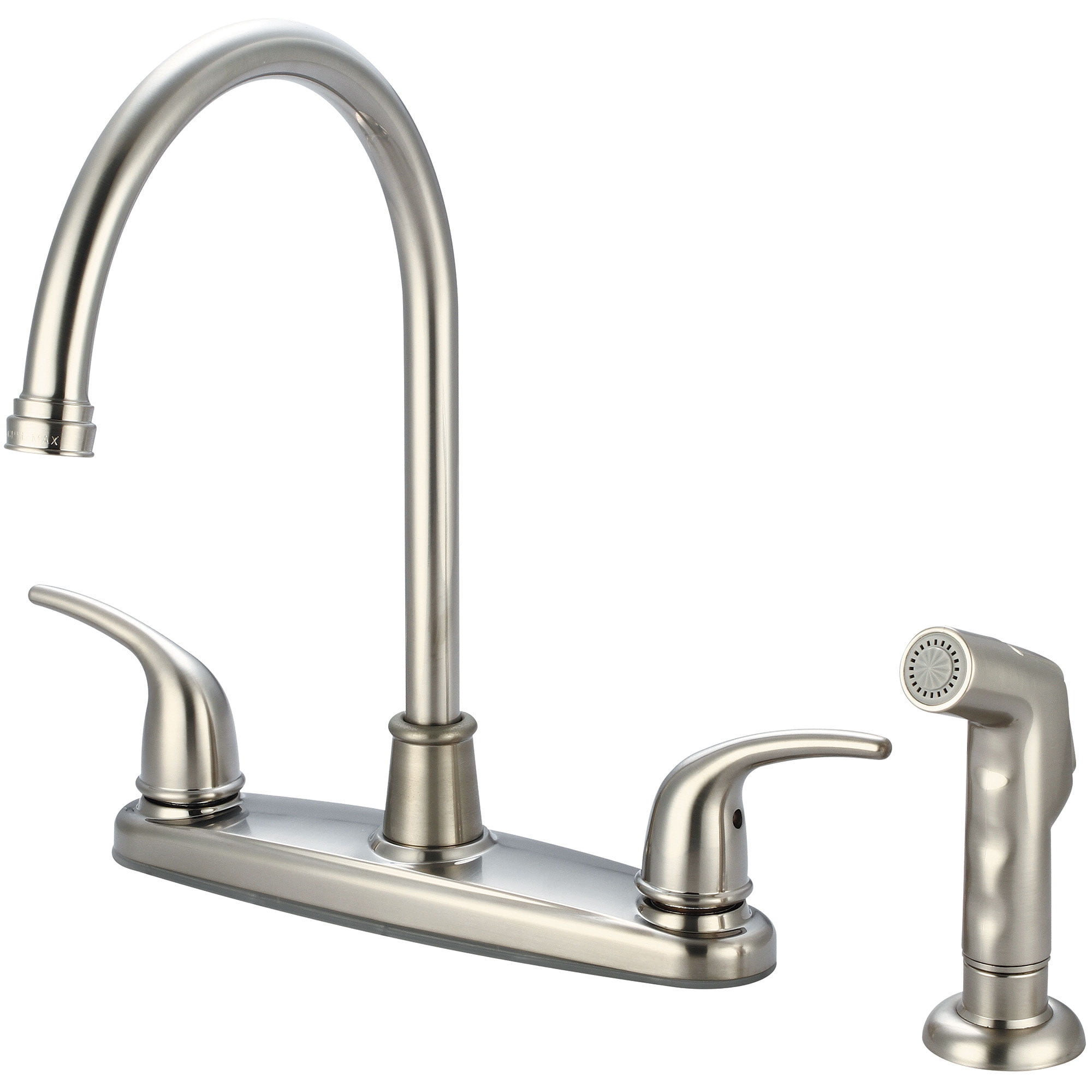 Olympia Faucets K-5372-BN Accent 1.5 GPM Bridge Kitchen Faucet - Nickel