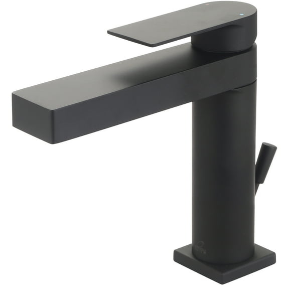 Olympia Faucets L-6000 I4 1.2 GPM Single Hole Bathroom Faucet - Black
