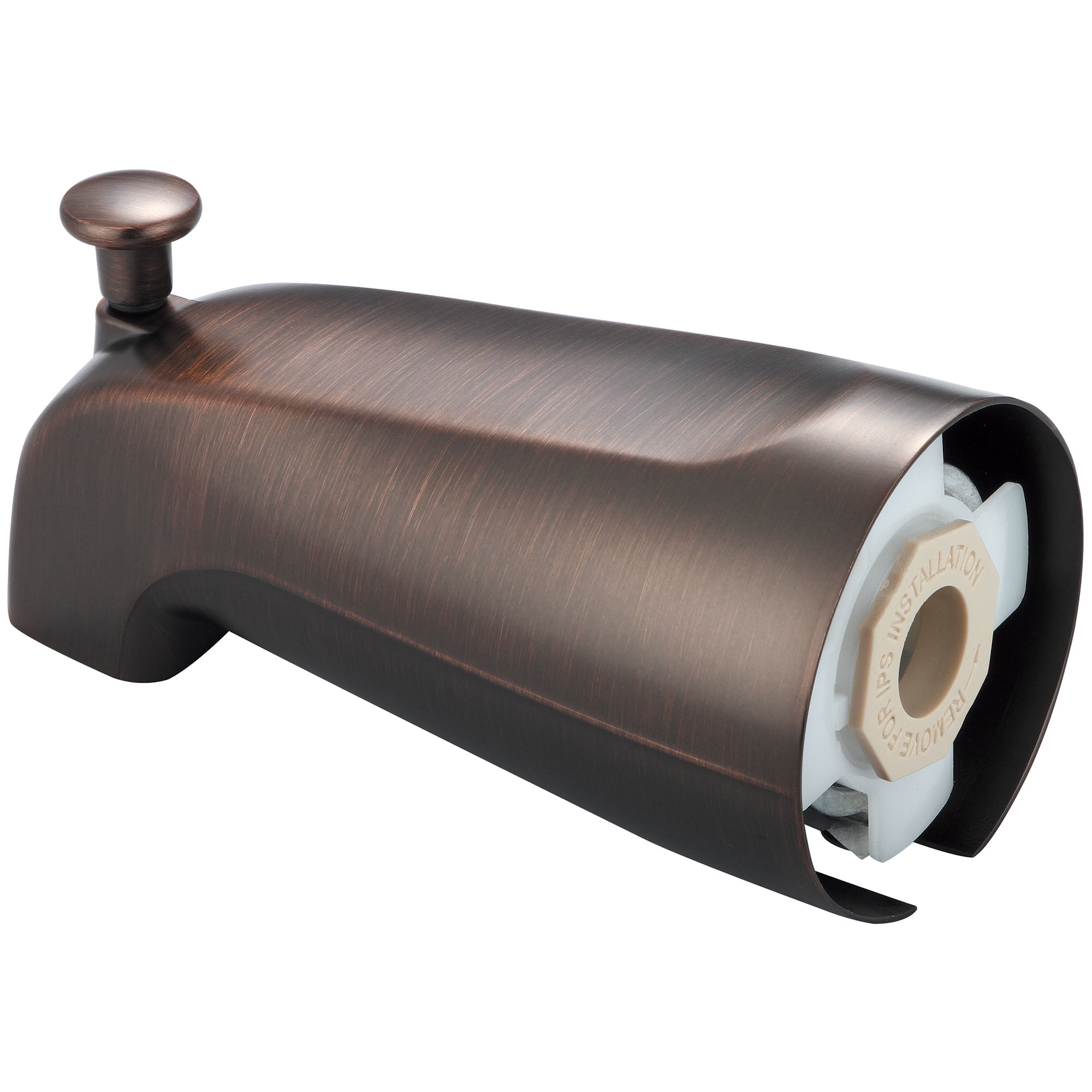 Olympia Faucets OP-640018-ORB 4-3/4" Integrated Diverter Tub Spout - Bronze
