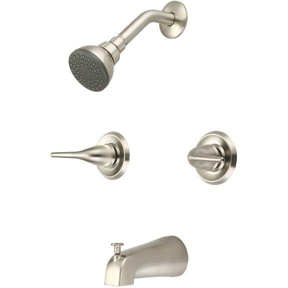 Olympia Faucets P-1250 Accent 1.5 GPM Tub And Shower Trim Package - Nickel