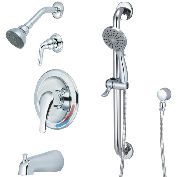 Olympia Faucets T-2300-Ada Elite Tub And Shower Trim Package - Chrome