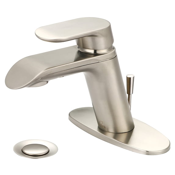 Pioneer Faucets L-6032-WD-BN I1 1.2 GPM Single Hole Bathroom Faucet - Nickel
