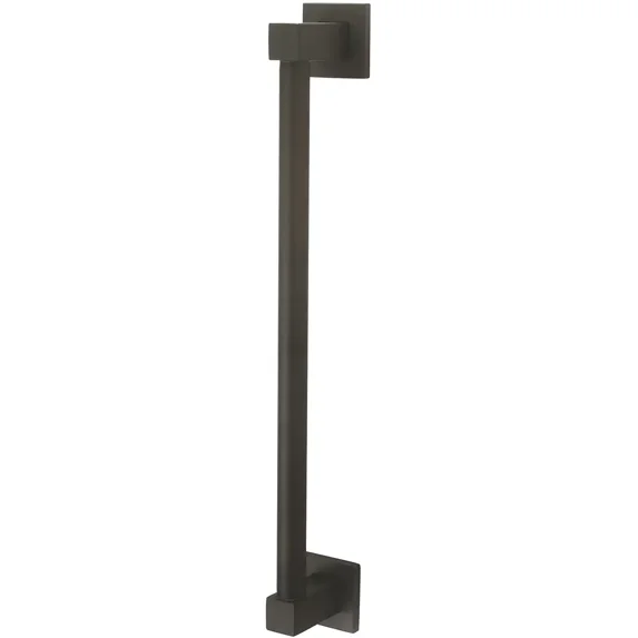 Olympia Faucets 24 inch Squared Metal Grab Bar in Matte Black - OP-460036-MB
