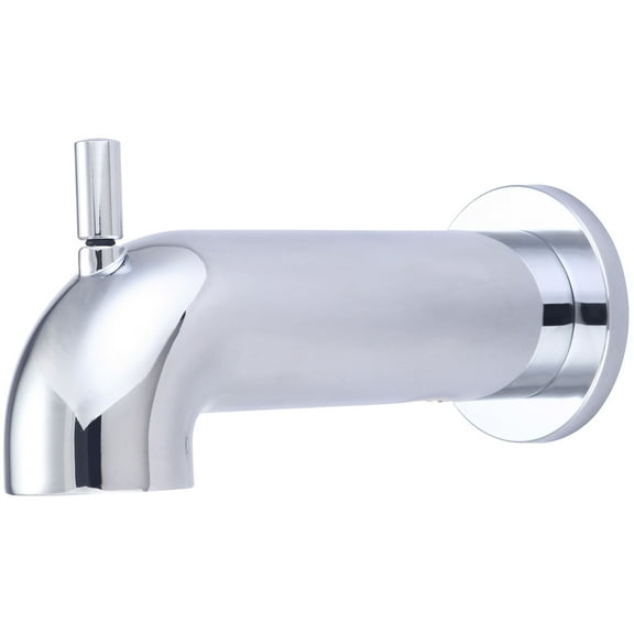 Olympia OP-640063 Extended Combo Diverter Tub Spout, Chrome