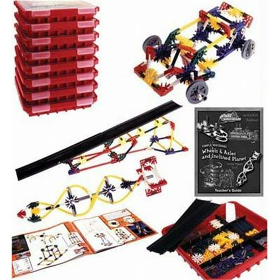 Olympia Sports 15905 Simple Machines Kit- Wheels Axles & Inclined Planes - Class Pack