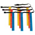 thumbnail image 1 of Olympia Sports FB099P 3-Flag Rip Flap Football Set of 12 - Lrg 44 in., 1 of 1