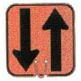 thumbnail image 1 of Olympia Sports SF034P Large Snap-On Cone Sign - Two-Way Arrows, 1 of 1
