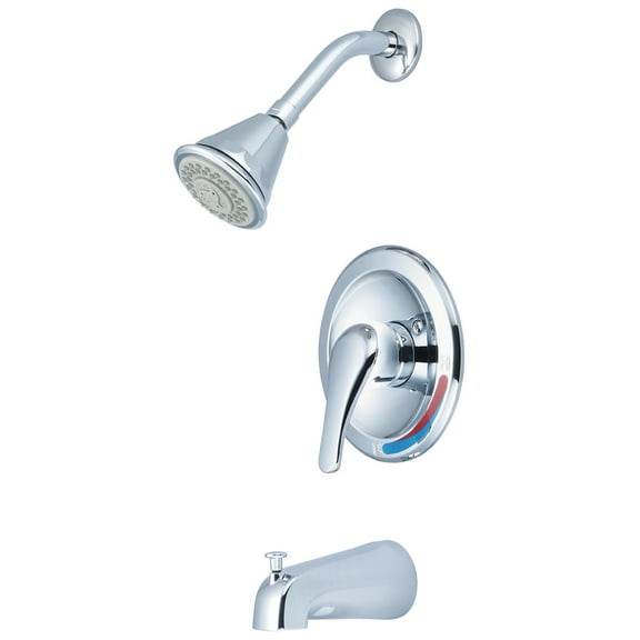 Olympia T-2306 Single Handle Tub & Shower Trim Set, Chrome