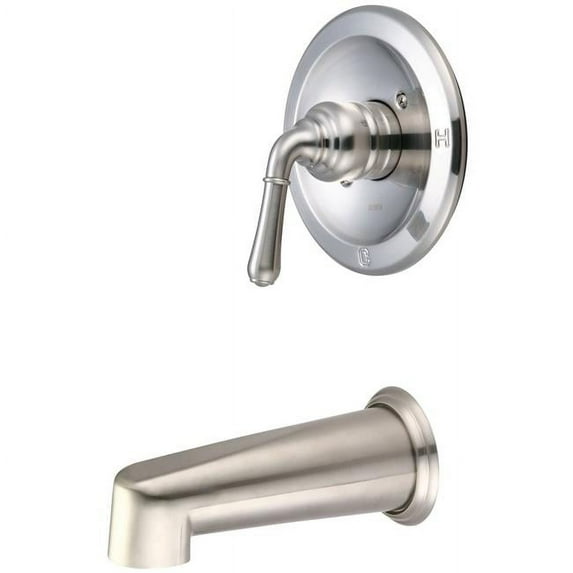 Olympia T-2354-BN Single Handle Tub Trim Set, PVD Brushed Nickel