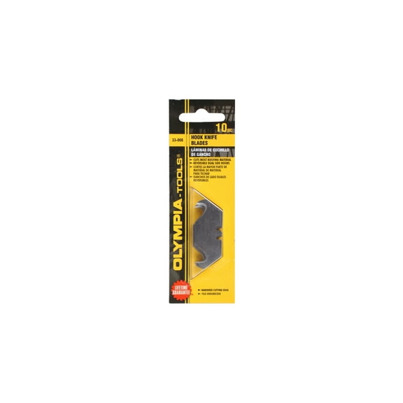 Olympia Tools 1.87 in. Steel Hook Replacement Blade 5.88 in. L 10 pc.
