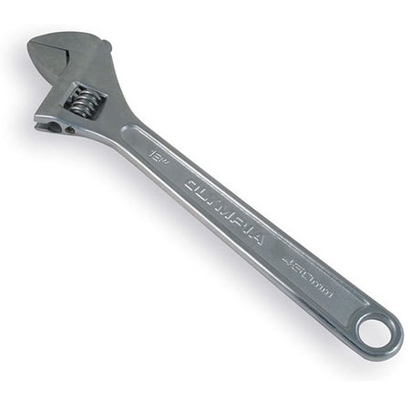 Olympia Tools 01-018 Durable Tempered Steel 18 Inch Wrench with Adjustable Jaws