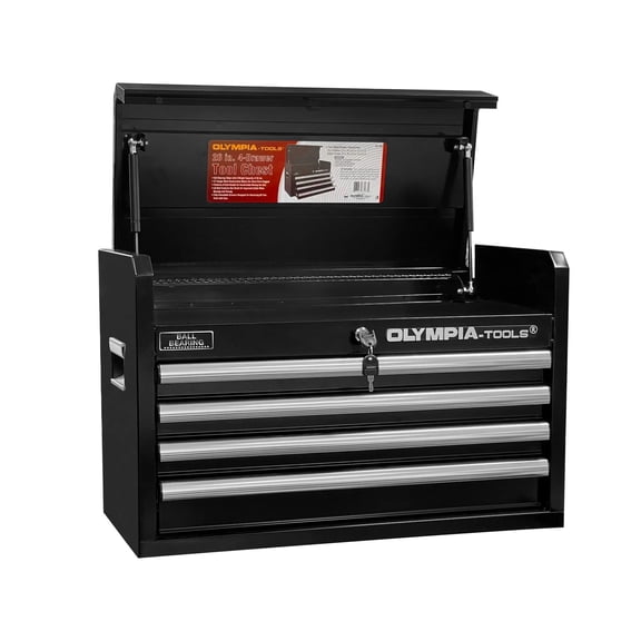 Olympia Tools 26-Inch Portable Metal Tool Chest with Drawers