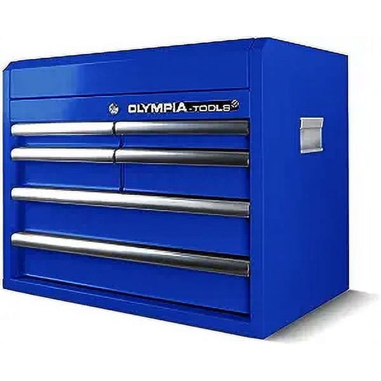 Olympia Tools 26inch 6 Drawer Mobile Tool Box, Top Metal Storage