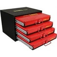thumbnail image 1 of Olympia Tools 90-806 4-Drawer Hardware Organizer includes 2500-pieces Small Hardware, black/red, 1 of 8