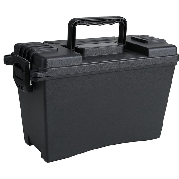 Olympia Tools Ammo Storage Box, Black, Adjustable, 1 Pack, 12.2"L x 5.51"W x 7.48"H