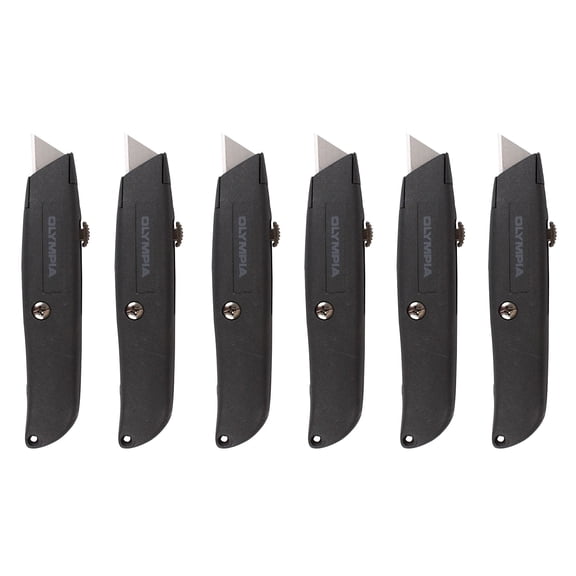 Olympia Tools Retractable Utility Knife Set 6/Pack 88-628-220
