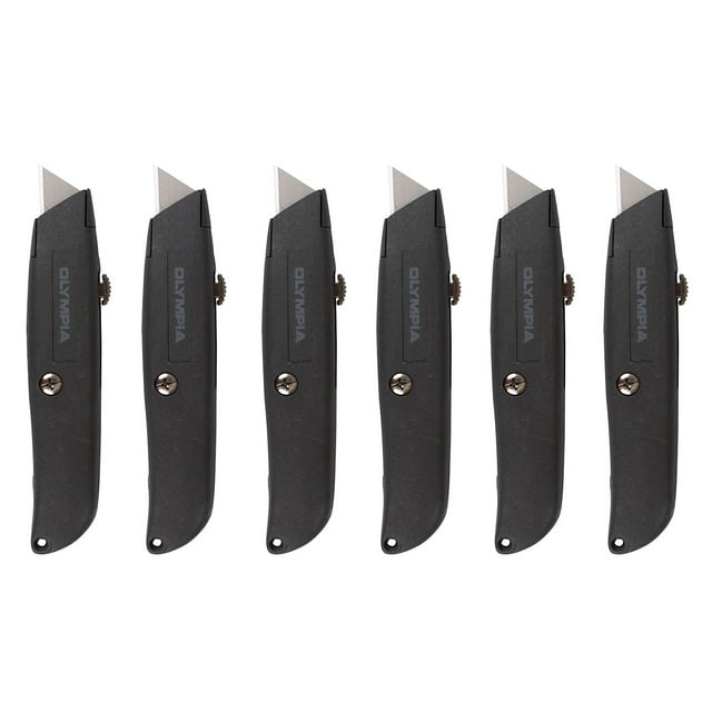 Olympia Tools Retractable Utility Knife Set 6/Pack 88628220