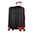 thumbnail image 1 of Olympia U.S.A. Apache Expandable Hardside Carry-On Luggage Spinner Suitcase with Laptop Compartment, Black/Red, 1 of 8