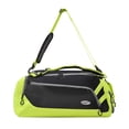 thumbnail image 1 of Olympia U.S.A. Blitz Gym Duffel with Backpack Straps Travel and Sports Bag, Black/Gray, 1 of 5