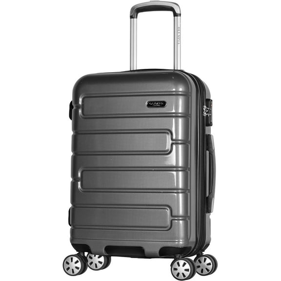 Olympia U.S.A. Nema 25-inch Luggage Expandable Lightweight Hardside Double 4 Wheel Spinner Suitcase with TSA Lock and Hidden Laptop Compartment