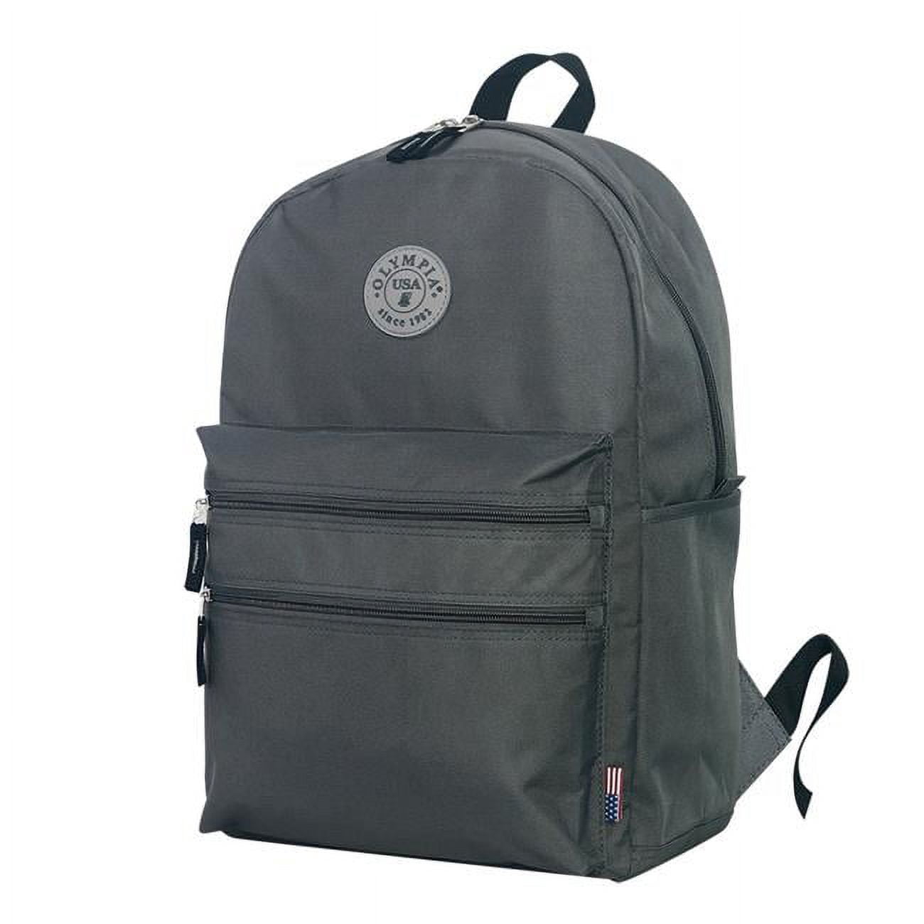 Olympia USA BP-1010-NY 18 in. Princeton Backpack, Navy  display picture 2