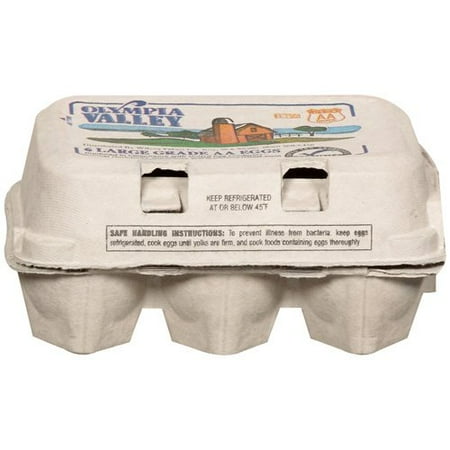 Olympia Valley Farms Olympia Vally 6 Pack Large Grade Aa Eggs