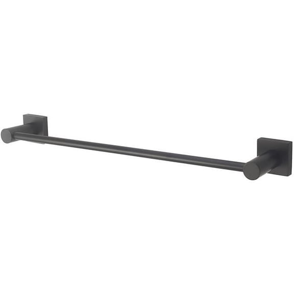 Olympia i4 H-1413-MB 18" Long, Metal Mount Towel Bar in Matte Black